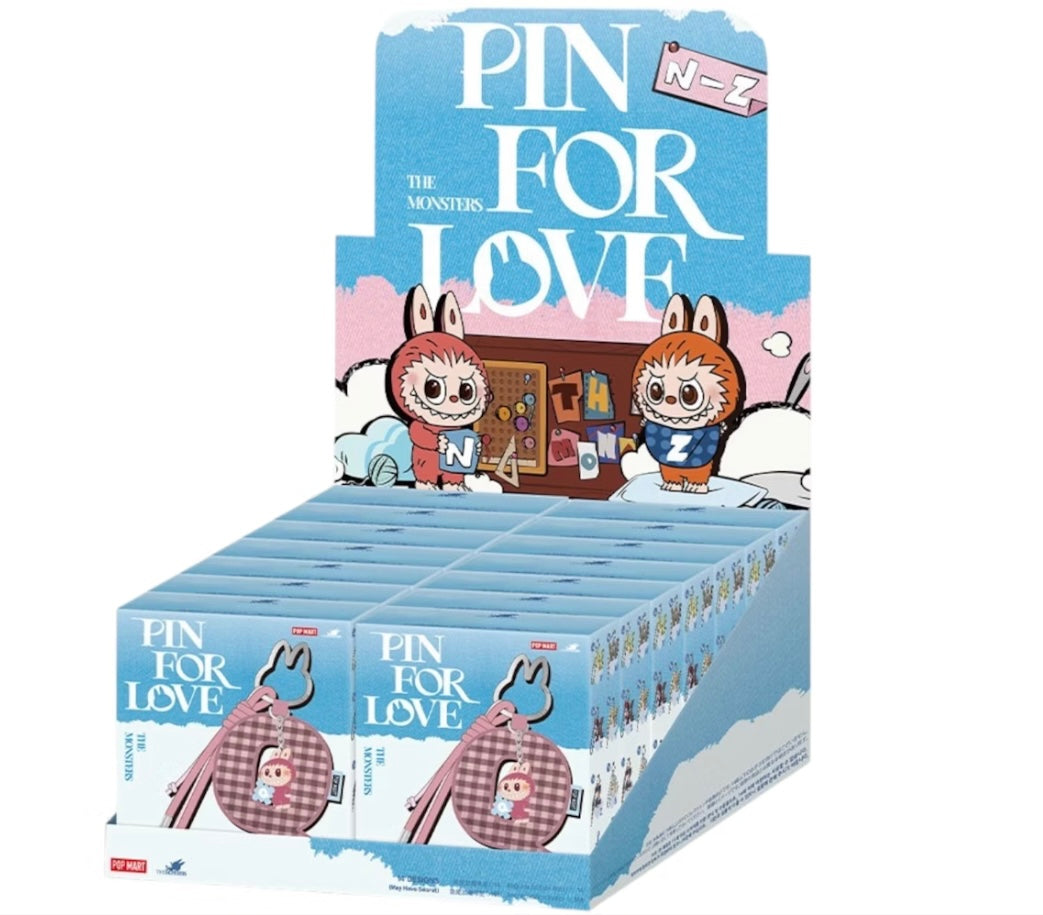 “Pin for Love” Letter Pendant Blind Box — N–Z Series - Limited, Authentic