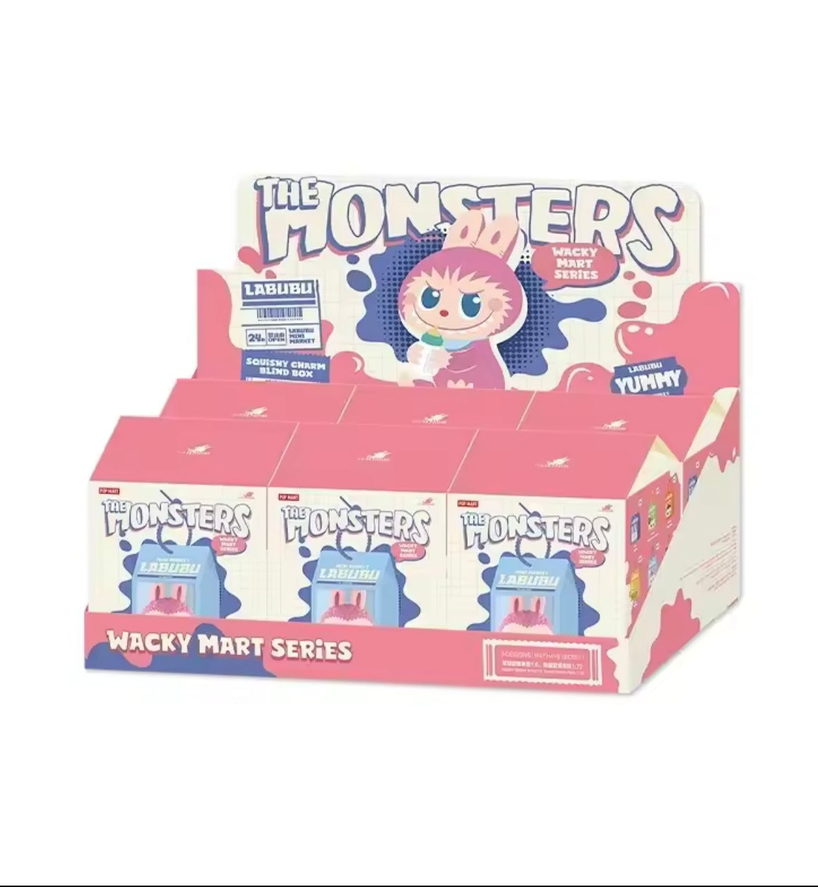 Labubu Wacky Mart Squishy Charm Blind Box - Limited, Authentic