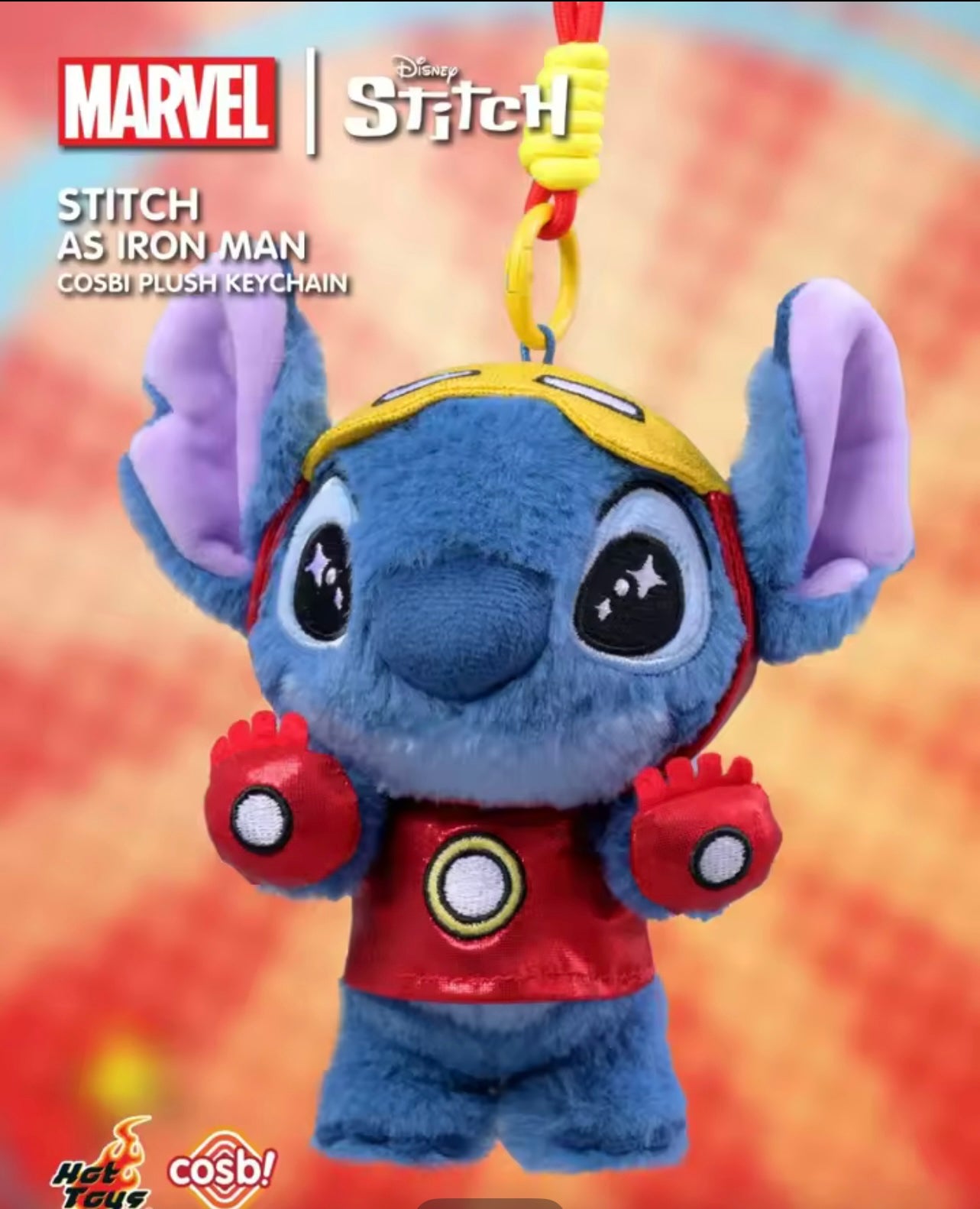Marvel x Disney | Stitch Cosbi Plush Keychain - Limited, Authentic