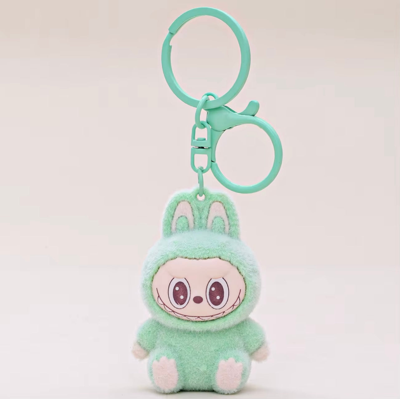 Labubu Sitting Doll Keychain/Charm – Fuzzy Collectible | HOT & Trending