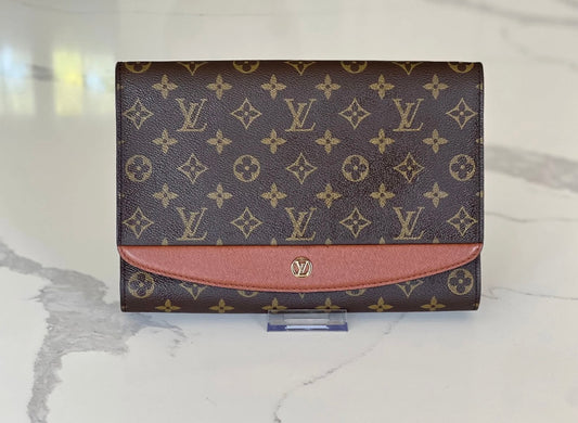 Louis Vuitton Bordeaux 27 Monogram Crossbody Wallet Bag