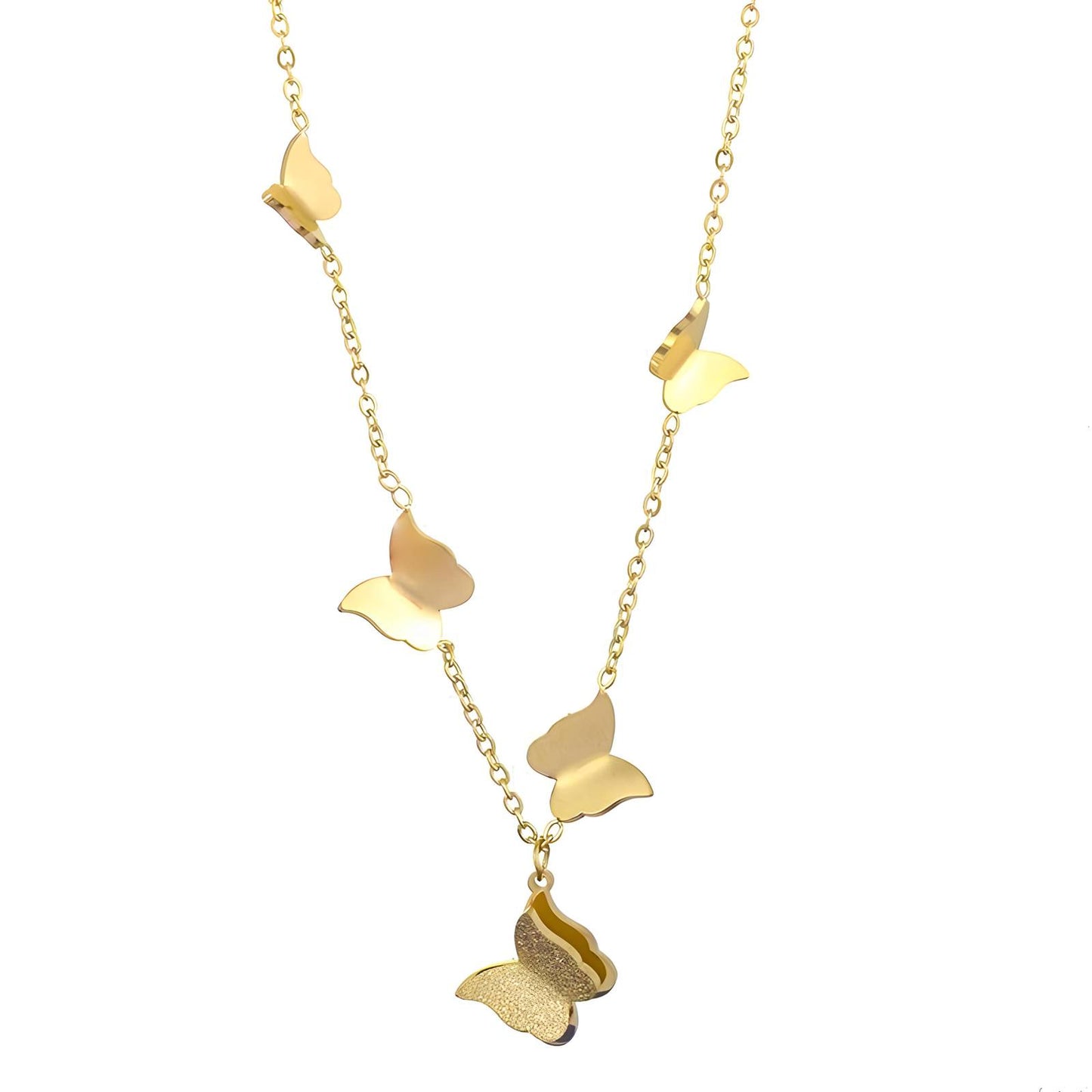Golden Flutter Necklace