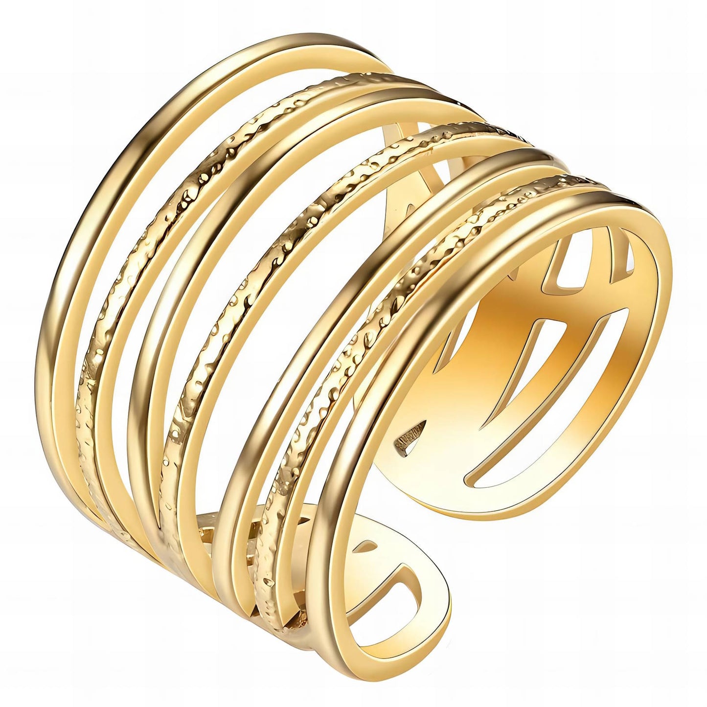 Radiant Spiral Ring