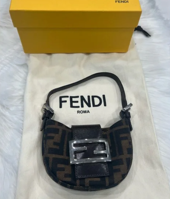 Fendi Zucca Mini Croissant Bag