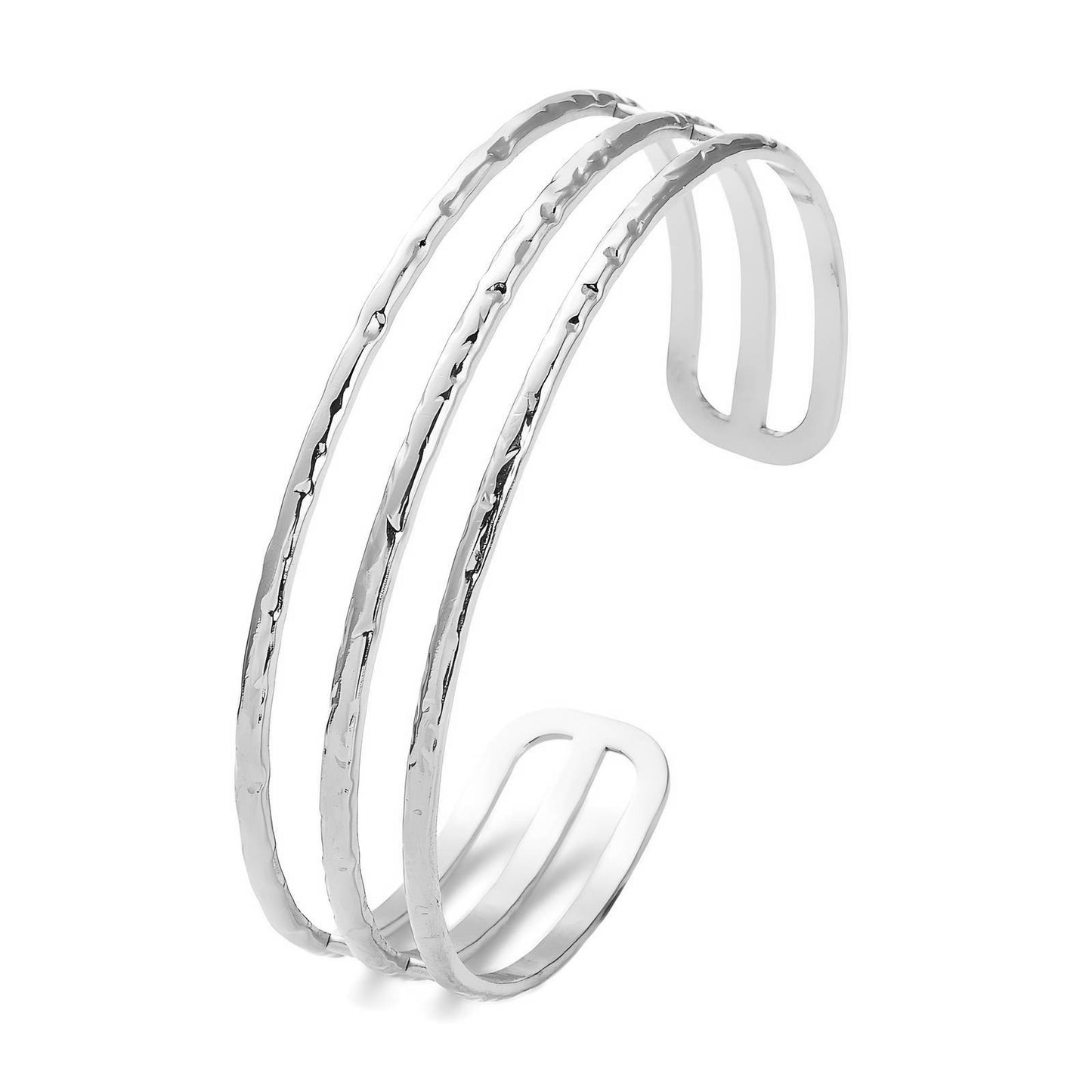 Triple Glow Cuff (Silver)