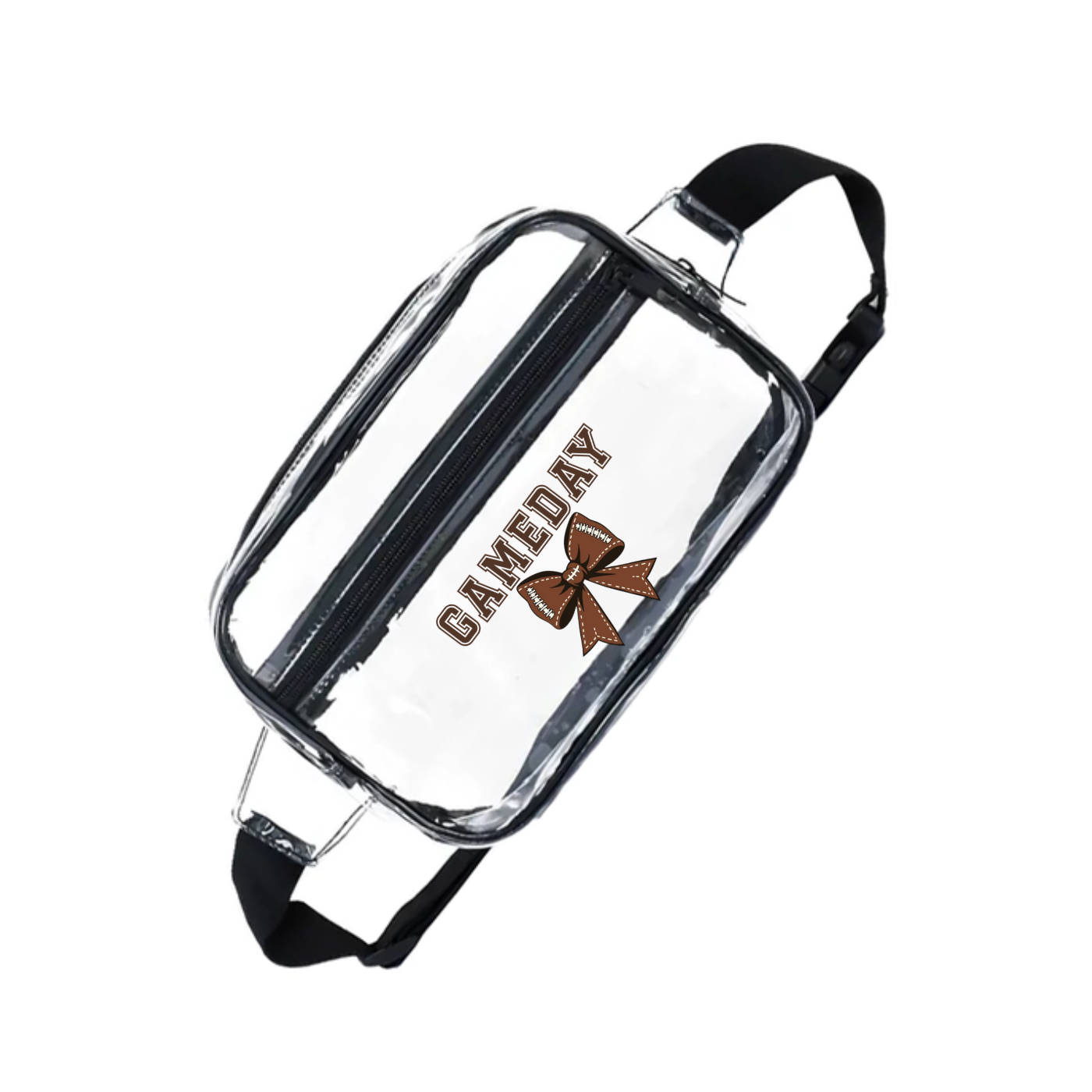 Clear Fanny Pack / Crossbody Stadium / Concert Bag - Gameday