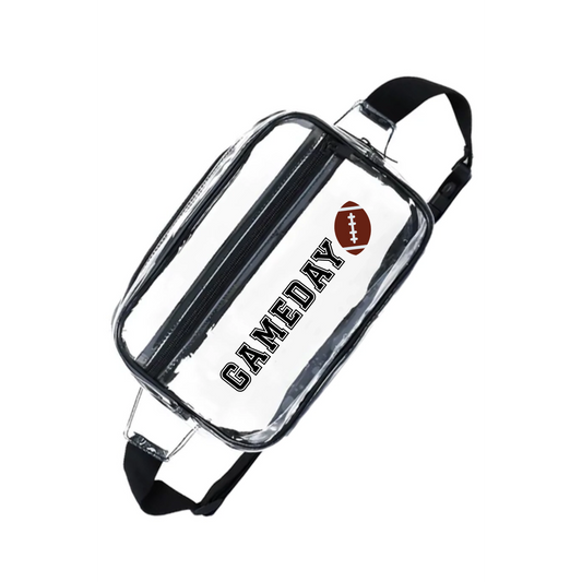 Clear Fanny Pack / Crossbody Stadium / Concert Bag - Gameday