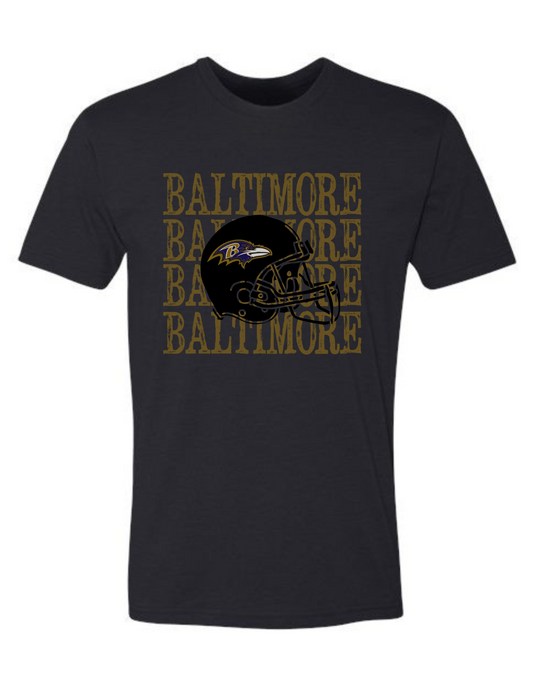 Ravens Helmet Unisex Tee