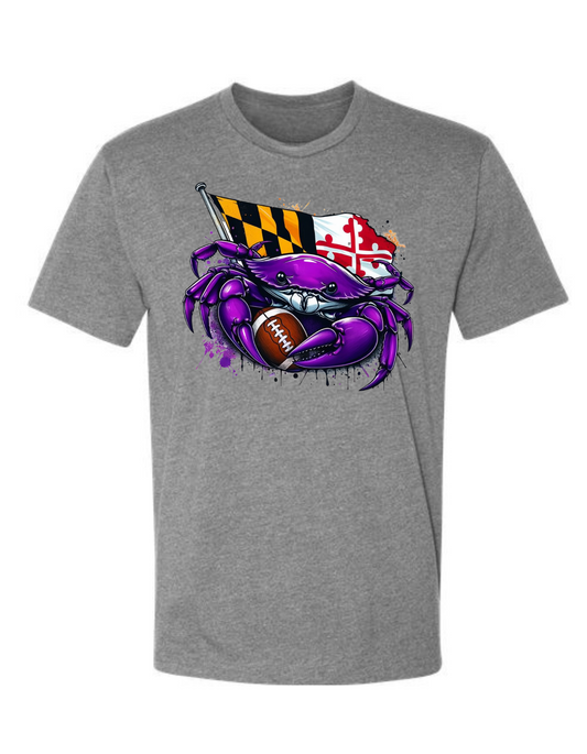 Maryland Ravens Pride Crab Unisex Tee