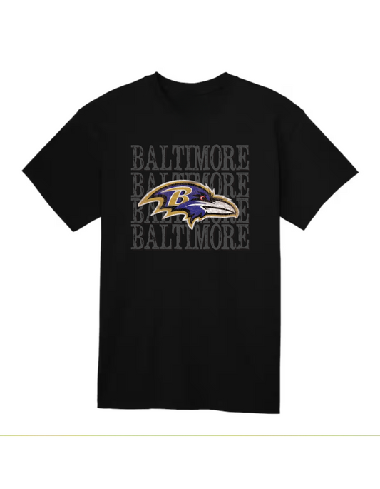 Ravens Logo Youth Tee