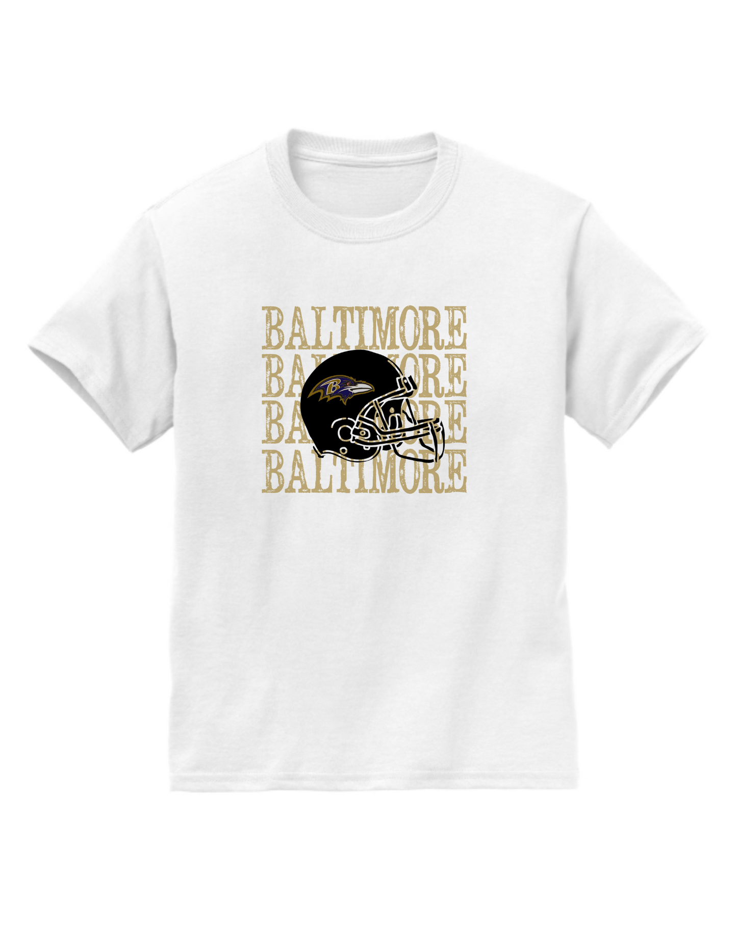 Ravens Helmet Youth Tee