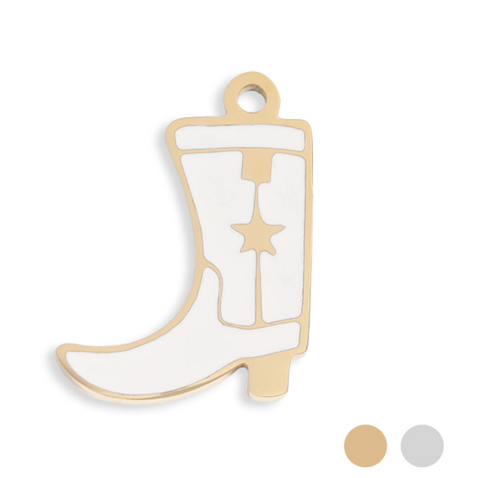 White Cowboy Boot
