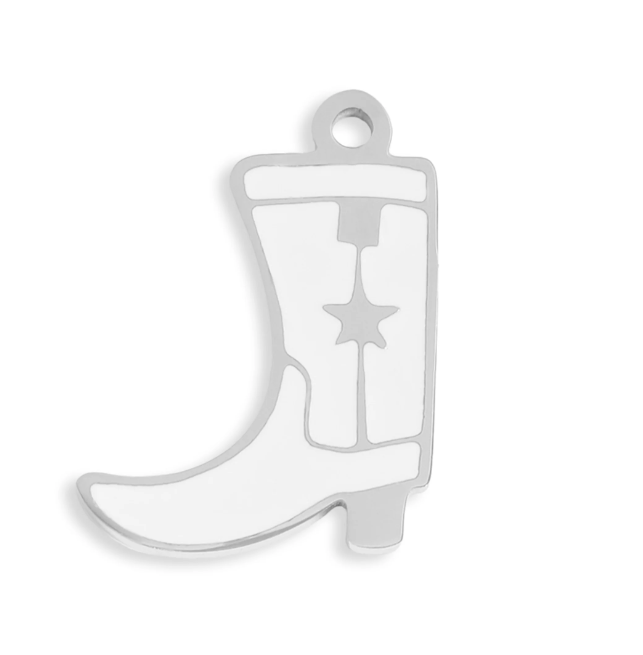 White Cowboy Boot