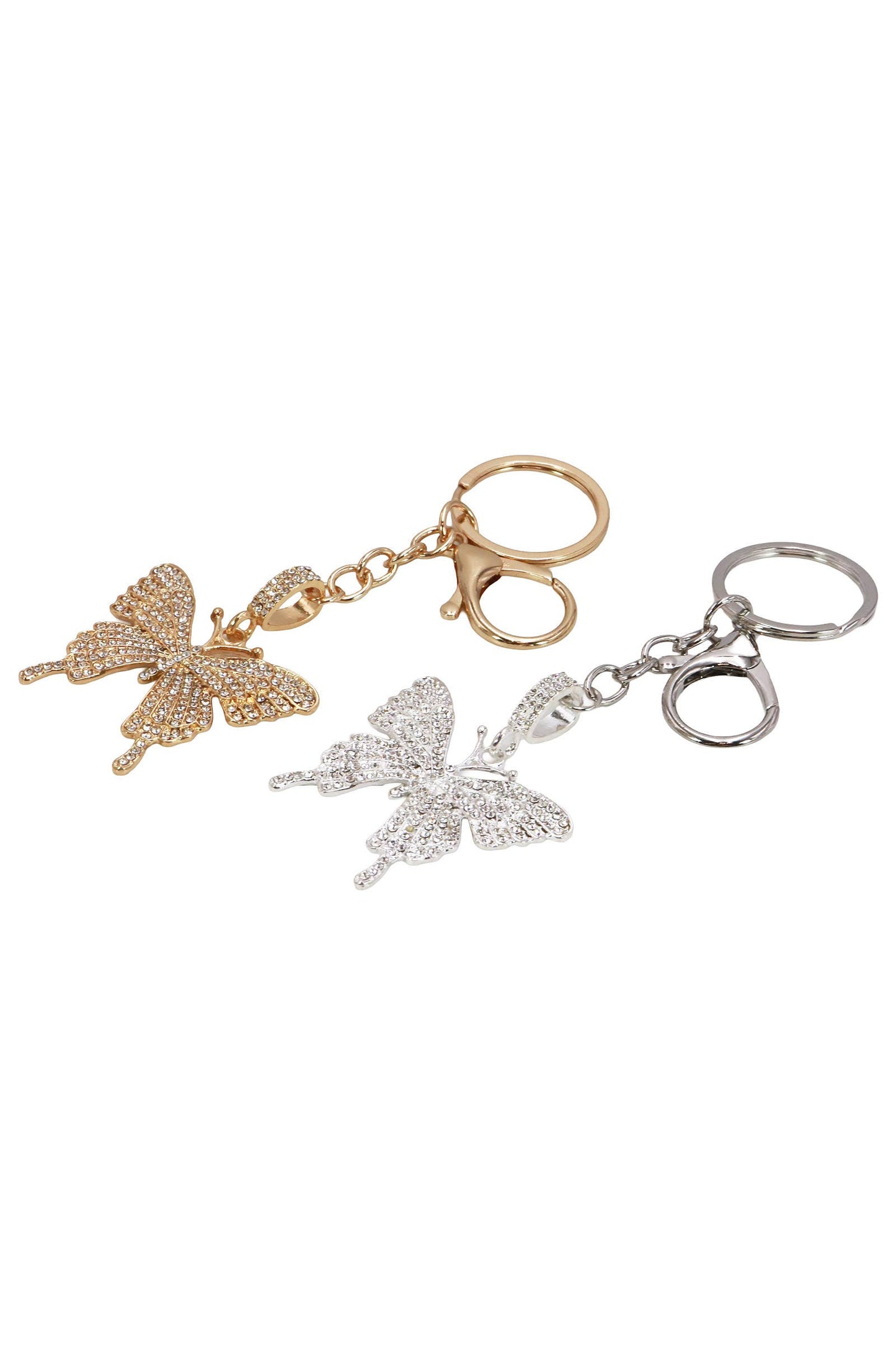 Classic Butterfly Bling Rhinestone Key Chain